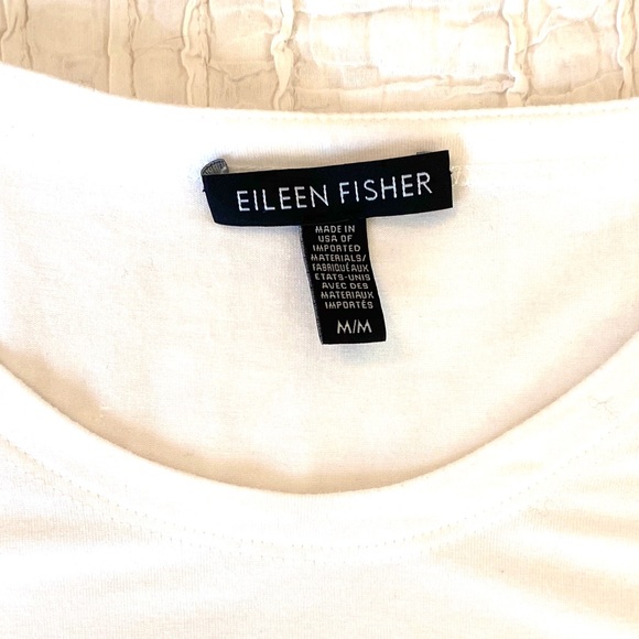 Eileen Fisher Ling Sleeve White Tunic M EUC - Picture 8 of 10